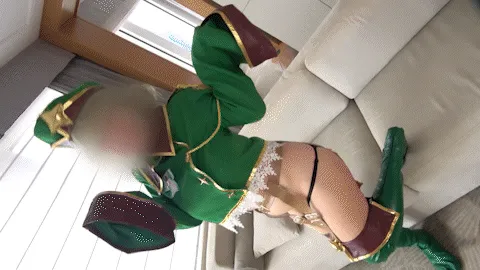【魔法●女にあこ●れて🔞レオパ●ト】チンポが埋まるとんでもパイズリ！高速で突き上げ爆乳揺らし雑魚イキ！精子を顔射！Jカップ神乳レイヤーみるあもちゃん（19歳）